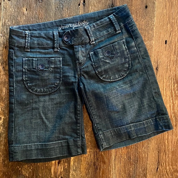 American Eagle Outfitters Pants - American Eagle High Waist Denim Shorts, Size 0